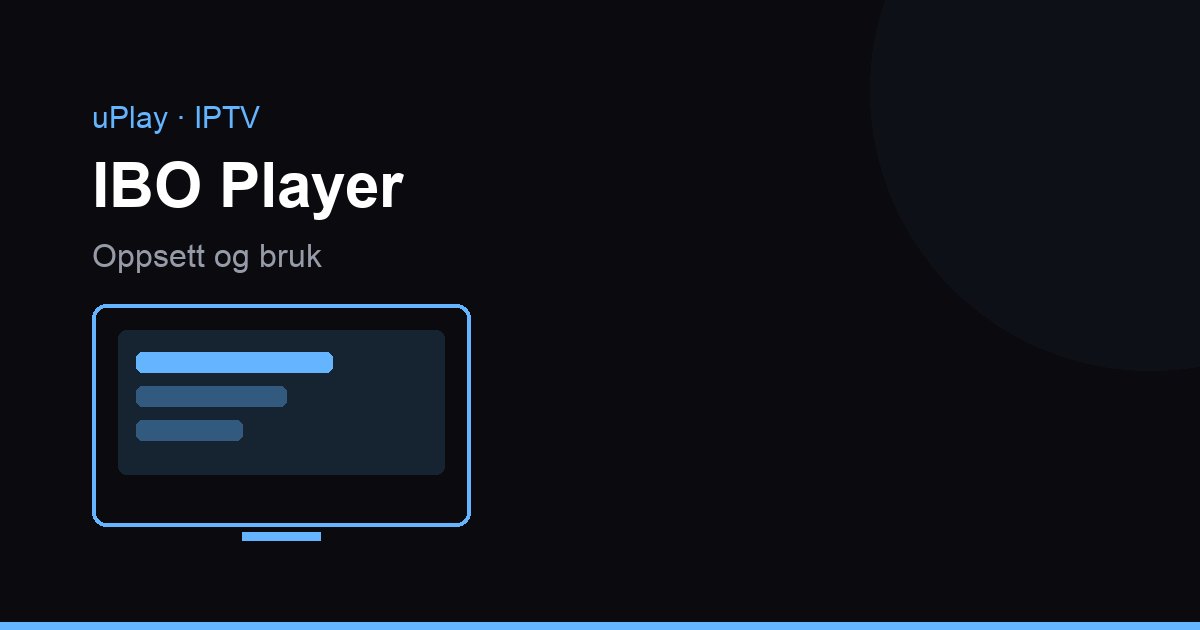 Älytelevisio, jossa IBO Player auki aloitusnäytöllä ja kanavalista näkyvissä