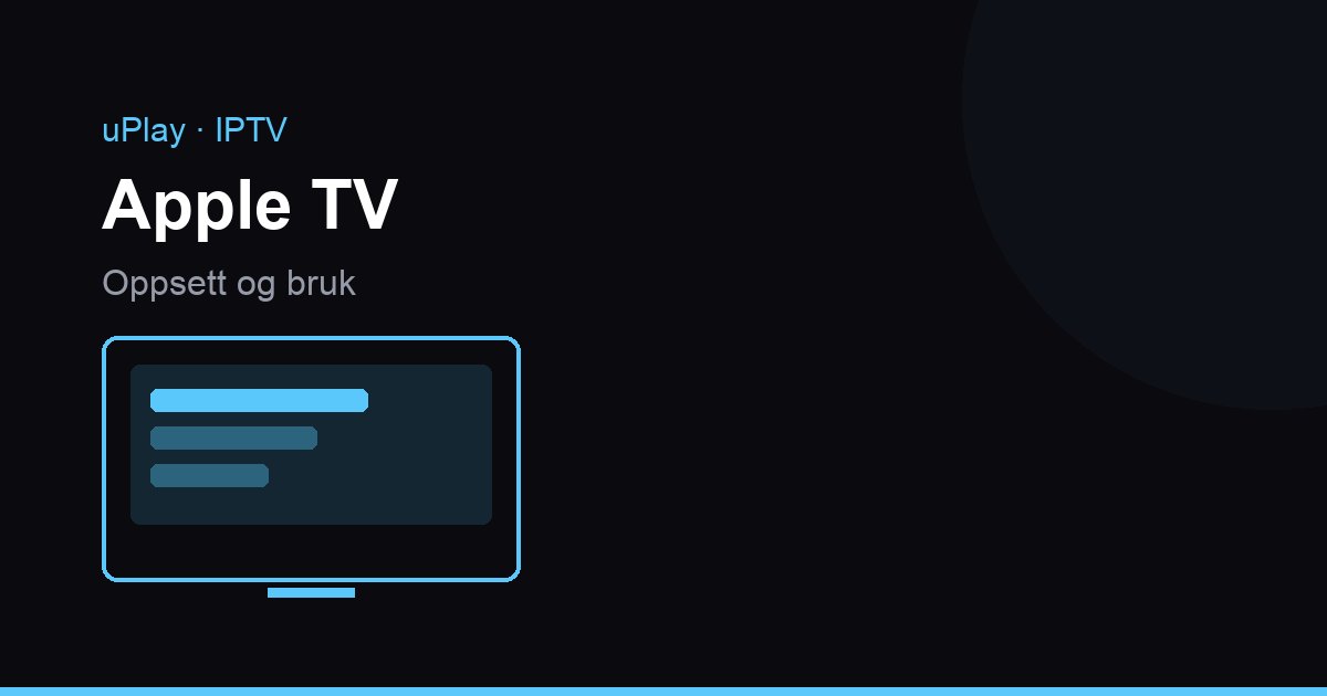 Apple TV 4K kytkettynä televisioon, jossa näkyy kanavalista IPTV-soittimessa